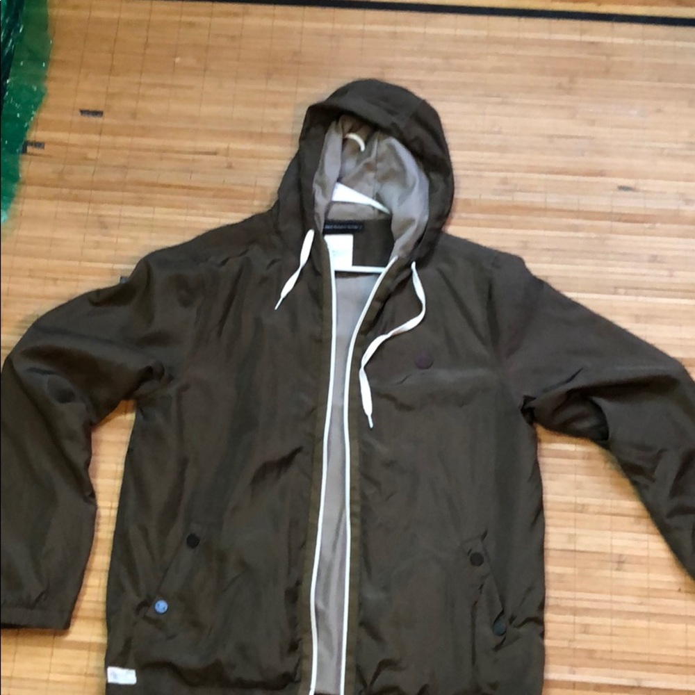 Mens nylon raincoat